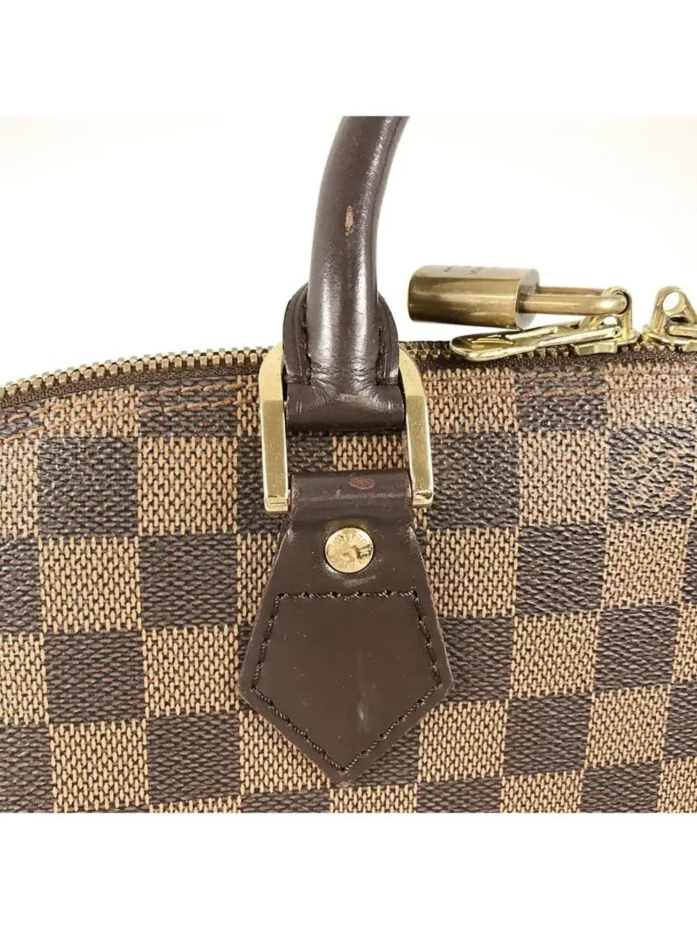 Louis Vuitton Damier Alma Pvc Hand Bag #285498L58B